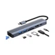 Концентратор Dynamode 7-in-1 USB-C to HDTV 4K/30Hz, 2хUSB3.0, RJ45, USB-C PD 100W, SD/MicroSD - зображення 2