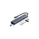 Концентратор Dynamode 7-in-1 USB-C to HDTV 4K/30Hz, 2хUSB3.0, RJ45, USB-C PD 100W, SD/MicroSD - зображення 3