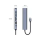 Концентратор Dynamode 7-in-1 USB-C to HDTV 4K/30Hz, 2хUSB3.0, RJ45, USB-C PD 100W, SD/MicroSD - зображення 5
