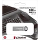 USB флеш накопитель Kingston 512GB DataTraveler Kyson Silver/Black USB 3.2 - изображение 3