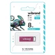 USB флеш накопитель Wibrand 8GB Chameleon Pink USB 2.0 - изображение 2