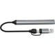 Концентратор Dynamode 5-in-1 USB Type-C/Type-A для 1хUSB3.0, 2xUSB 2.0, card-reader SD/MicroSD - зображення 2