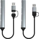 Концентратор Dynamode 5-in-1 USB Type-C/Type-A для 1хUSB3.0, 2xUSB 2.0, card-reader SD/MicroSD - зображення 4