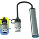 Концентратор Dynamode 5-in-1 USB Type-C/Type-A для 1хUSB3.0, 2xUSB 2.0, card-reader SD/MicroSD - зображення 5