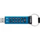 USB флеш накопитель Kingston 128GB IronKey Keypad 200 AES-256 Encrypted Blue USB 3.2 - изображение 2