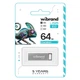 USB флеш накопитель Wibrand 64GB Chameleon Silver USB 2.0 - изображение 2