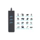 Концентратор Dynamode USB 3.0 Type-A - RJ45 Gigabit Lan, 3*USB 3.0 - зображення 8