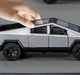 Модель Tesla Cybertruck з квадроциклом Cyberquad 1:36 Сріблястий (0641) - зображення 4