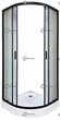 Душевая кабина черная Sunways BB 90х90х193 см с матовое стекло полукруглый низкий поддон - изображение 3