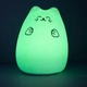 Детский Ночник LED силиконовый светильник Котик Пакунок Малюка - изображение 9