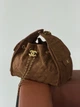 Сумка жіноча 25 Small Handbag Prem карамельний замша торба - зображення 1