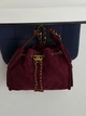 Сумка жіноча 25 Small Handbag Prem бордова замша торба - зображення 1