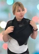 Женский шарф платок шифоновый Ton 154см*49см Чёрный - изображение 2