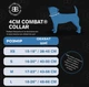 Тактический ошейник с ручкой для собак BullyBillows Combat Collar Handle 4 cm L: 40 мм, ОШ 48-66 см Малиновый - изображение 7