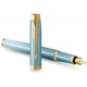 Ручка пір’яна Parker IM 17 Rituals Turquoise Green GT FP F + Пакет Parker Rituals (29 111) - зображення 4