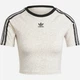Футболка хлопковая короткая женская Adidas Originals Snake Baby Tee JI8407 2XL Wonder White/Multicolor (4067905535378) - изображение 11