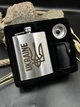 Набор подарочный фляга 200 мл 4 рюмки и лейка с индивидуальной гравировкой - изображение 1