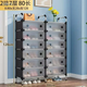 Полиця органайзер стелаж для взуття на 6 полиць дворядна Storage Shoe Rack WFB26207 - зображення 3
