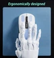 Миша бездротова ігрова Holy Sword M890 UltraLight Tri-Mode Esports PAW3311, 12000 DPI 2,4G+Bluetooth White - зображення 3