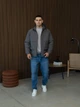 Чоловіча весняна демісезонна куртка M.A.D.I.S.S темно-сірий 3XL - изображение 1