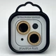 Защитные линзы на камеру iPhone 14 / 14 PLUS защита камеры с блестками камешками айфон camera diamond lens Gold / Золотистые - изображение 1
