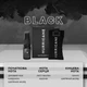 Автомобільний ароматизатор Hurricane Black Standart Set Mirror - зображення 1