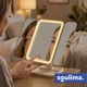 Косметичне дзеркало для макіяжу Soulima LED-підсвітка, 3 панелі, збільшення 2x і 3x, акумулятор 600 мА·год (26952) - зображення 2