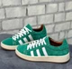 Кросівки / кеди з натуральної замші зеленого кольору із вставками полоски розмір 41 (161952) - зображення 8