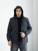 Чоловіча весняна демісезонна куртка M.A.D.I.S.S графіт 2XL - изображение 9