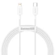 Кабель Baseus Superior USB-C to Lightning 1.5m White (CATLYS-B02) - изображение 1