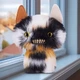 М’яка іграшка зубатий монстр Cheezee Calico Cat Fuggler котик Кіт Чіззі Каліко Фаглер 15731K - зображення 1