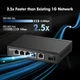 5-портовый Ethernet-коммутатор MokerLink 2.5G с 10G SFP, 5 портами 2.5G Base-T - изображение 7