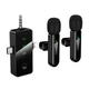 Мікрофон HOCO Fair dual-mic wireless microphone L20C (iP/Type-C/3.5) |ENC, 2.4G| Black - зображення 1