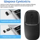 Беспроводная мышка с аккумулятором 450 мАч + Type-C адаптер, 1600 DPI, тихая для ноутбука и ПК, черная - изображение 5