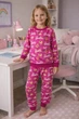 Детская пижама 104 размера для девочки с ярким принтом "Barbie" | 95% хлопок + 5% лайкра - изображение 1