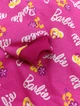 Детская пижама 104 размера для девочки с ярким принтом "Barbie" | 95% хлопок + 5% лайкра - изображение 9
