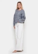 Класичний Светр з Косами 96538-EM Сірий S/M - зображення 5
