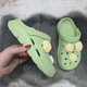 Сабо кроксы женские Dago Style оливковые ЭВА с джибитсами 40/41р (26-26,3 см) 4041-4 - изображение 4