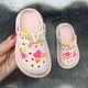 Кроксы сабо детские для девочки Gipanis светло-розовые пена ЭВА 28р (17,5 см) 1715-2 - изображение 3