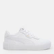 Подростковые кеды для девочки Puma Carina 3.0 Jr 40147601 37 (4UK) Puma White-Puma Gold (4067983978395) - изображение 1