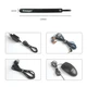 Кабельний органайзер ESSAGER Cord Management Holder Clip 10 шт Black (EXD-KBB01) - зображення 4