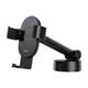 Автодержатель Baseus Simplism Gravity Car Mount With Suction Base Black (SUYL-JY01) - изображение 5