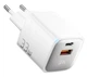 Зарядное устройство ESSAGER PoleStar USB-C + USB 33W GaN White (ECTAC-JXB02-Z) - изображение 1