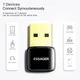 Bluetooth-адаптер ESSAGER Starlord USB Bluetooth 5.0 Adapter Black (EBT50-XJ01-Z) - изображение 5