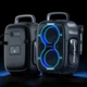 Портативная беспроводная Bluetooth HOPESTAR PARTYONE CLUB з 2-ма мікрофонами 650W, 36000mAh Черная - изображение 3