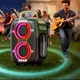 Портативная беспроводная Bluetooth HOPESTAR PARTYONE CLUB з 2-ма мікрофонами 650W, 36000mAh Черная - изображение 6