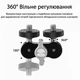 Двойная шаровая головка Magic Arm TM-2 1/4 для гибкого крепления фото- и видеооборудования, камер, света с вращением 360° - изображение 7