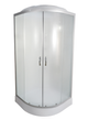 Душовий бокс TKF TKF90/1 Білий Онікс WG 90×90×215 см, кутовий, хромовий профіль, матове скло, низький піддон - изображение 2