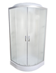 Гідробокс TKF TKF90/1 Білий Мармур WG 90×90×215 см, кутовий, сатиновий профіль, матове скло, низький піддон - изображение 2