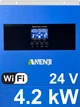 Тихий сонячний гібридний інвертор 4,2 KW ANENJI 24 V/220 V тихий MPPT перетворювач напруги з чистою синусоїдою + модуль управління Wi Fi - зображення 1